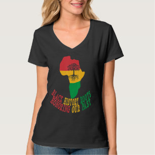 BLACK HISTORY ROOTS Honouring our Past Black Afric T-Shirt