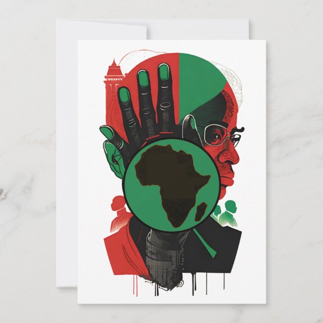 BLACK HISTORY SERIES - The African Scholar  Holiday Card (Front)