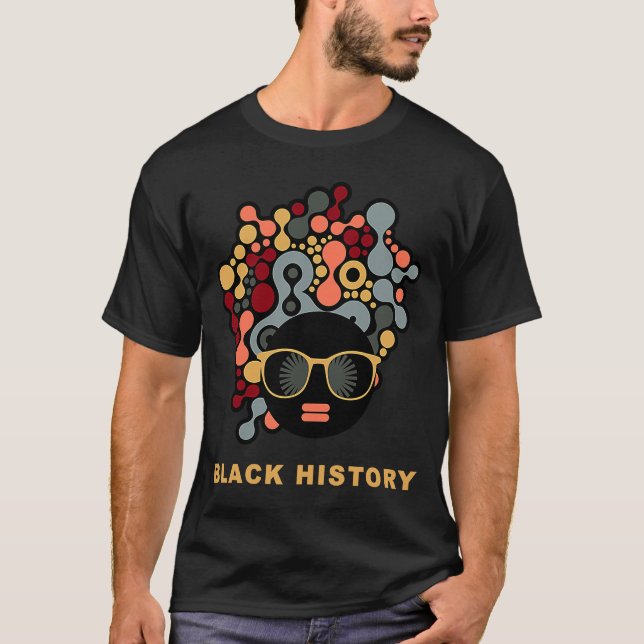 Black History SOUL African American Black Teacher  T-Shirt (Front)