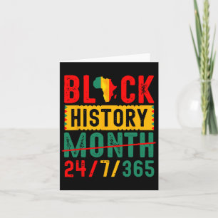 Black History T Shirts Black History Month Shirt 2 Card