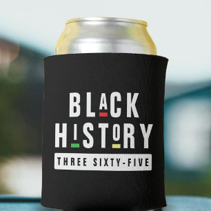 Black History Three Sixty-Five Retro 90s Colorful Can Cooler