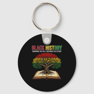 Black History Tree Book Honoring Past Inspiring Fu Key Ring
