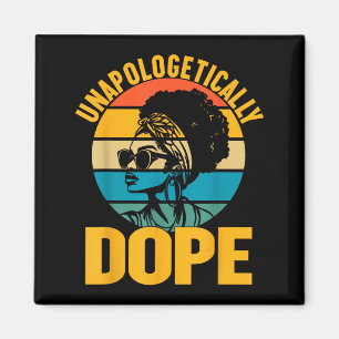 Black History Unapologetically Afro Melanin Girl W Magnet
