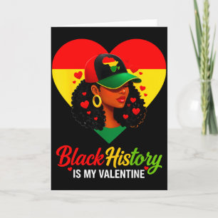 Black History Valentine Black History Women Card