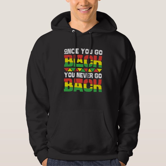 Black Histroy Month  Prde African American Hoodie (Front)