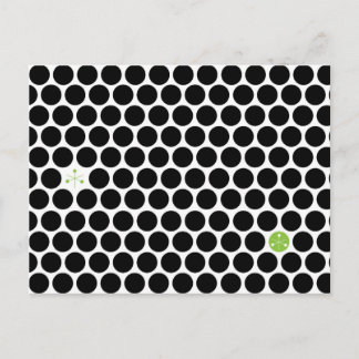 Black Hive Abstract Postcard