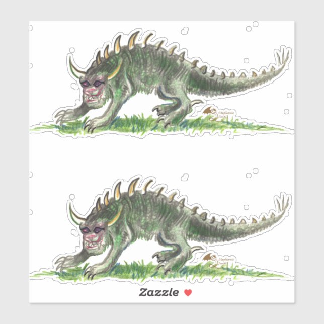 Black Hodag Monster Rheinlander Wisconsin (Sheet)