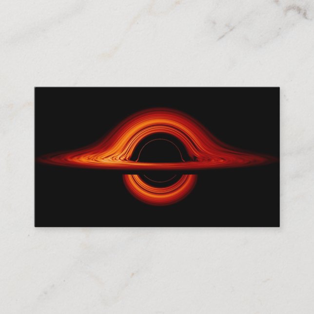 Black Hole Accretion Disc Business Card (Front)