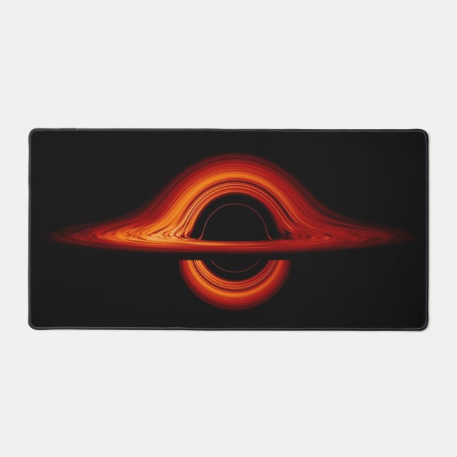 Black Hole Accretion Disc Desk Mat (Front)