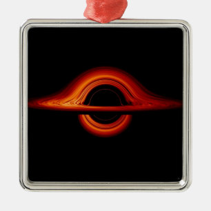 Black Hole Accretion Disc Metal Tree Decoration
