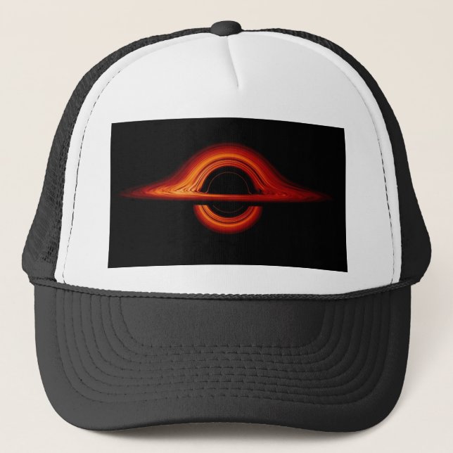Black Hole Accretion Disc Trucker Hat (Front)