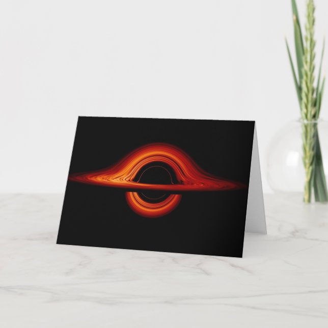 Black Hole Accretion Disk Card (Front)