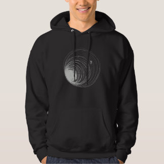 Black Hole Astronaut Lost Space Illustration Unive Hoodie