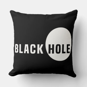Black Hole black Cushion