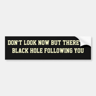 Black Hole Bumper Sticker