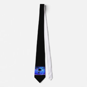 Black Hole & Butterflies Tie