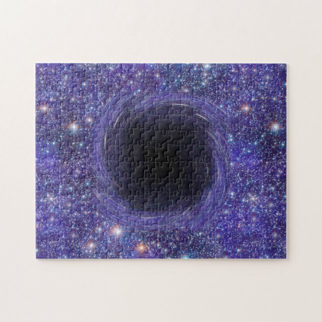 Black Hole Cool Cosmic Outer Space Galaxy Stars Jigsaw Puzzle (Horizontal)