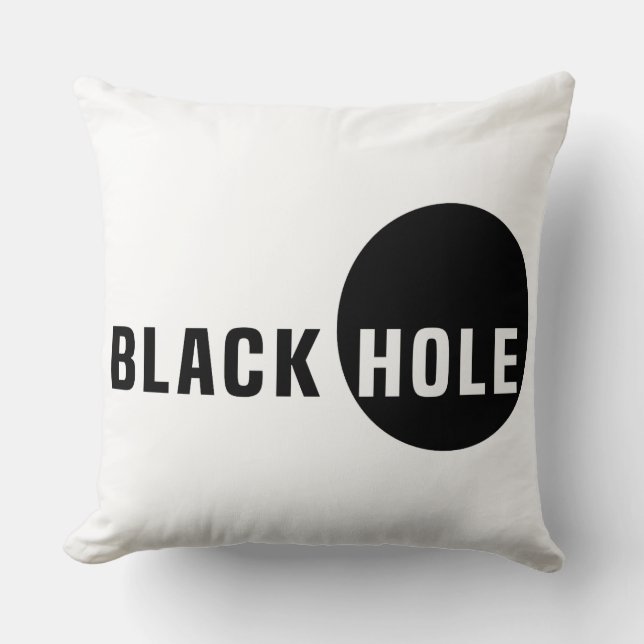 Black Hole Cushion (Front)