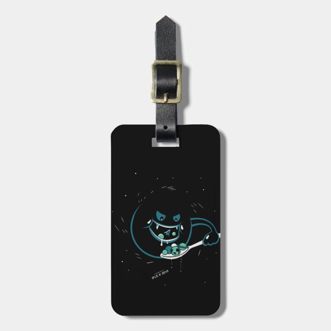 Black Hole Devours Luggage Tag (Front Vertical)