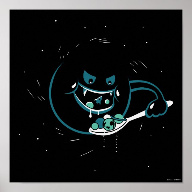 Black Hole Devours Poster (Front)