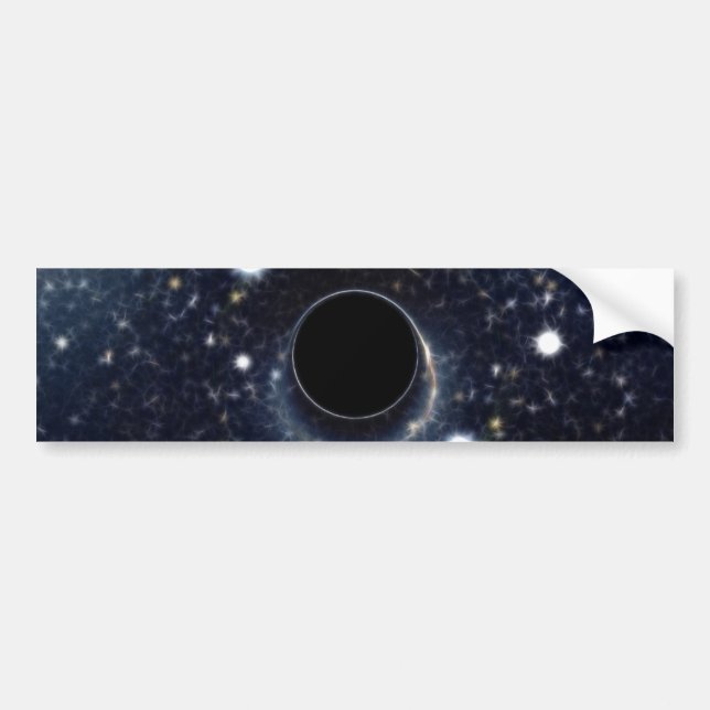 Black Hole Einstein Ring NASA Bumper Sticker (Front)