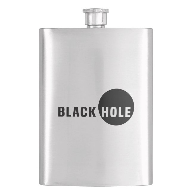 Black Hole Hip Flask (Front)