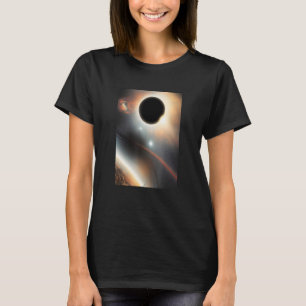 Black Hole In Outer Space Universe Galaxy Science T-Shirt
