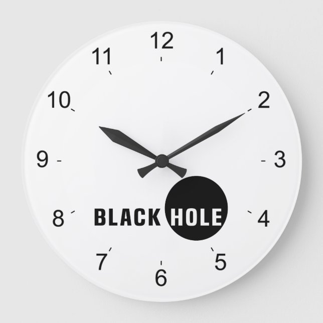 Black Hole Large Clock (Front)