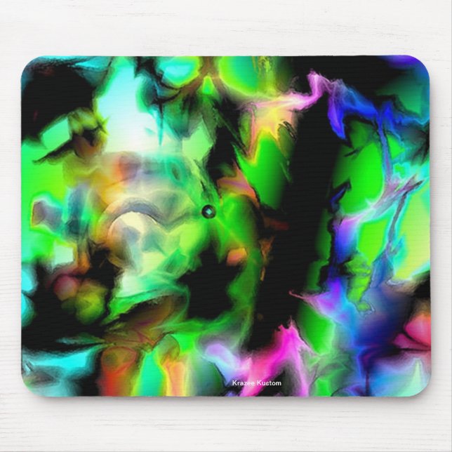 Black Hole Mouse Mat (Front)