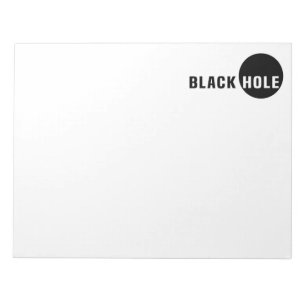 Black Hole Notepad