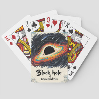 Black Hole of Responsibilities – Funny Space Playing Cards