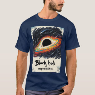 Black Hole of Responsibilities – Funny Space T-Shirt