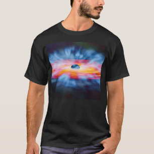Black Hole Outflows - Colourful Artist Concept T-Shirt
