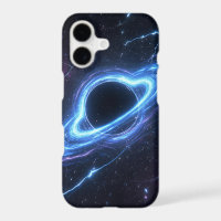 Black Hole Phone Case | Electric Blue Cosmic