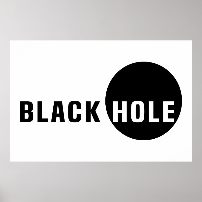 Black Hole Poster (Front)