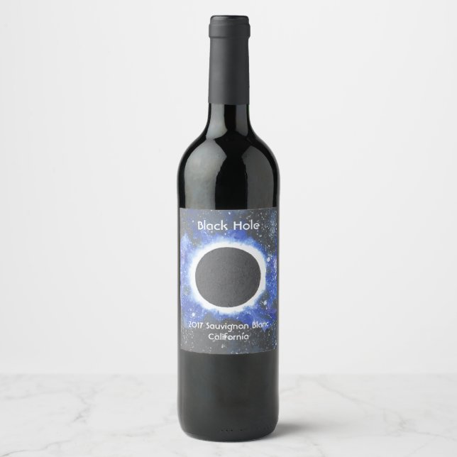 Black Hole Sauvignon Blanc Wine Label (Front)