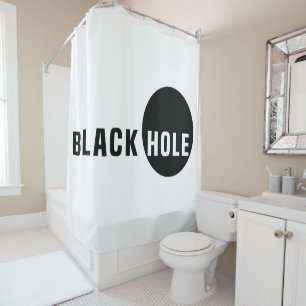 Black Hole Shower Curtain