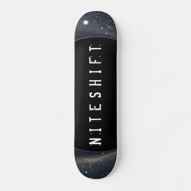 "Black Hole" Skateboard by Niteshift (Front)