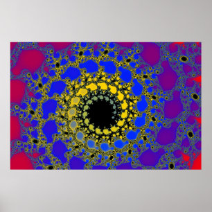 black hole spiral poster