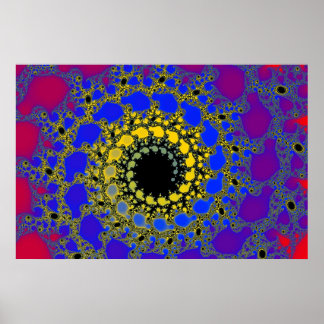 black hole spiral poster