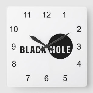 Black Hole Square Wall Clock