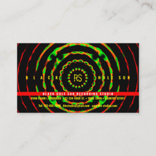 Black Hole Sun Business Card