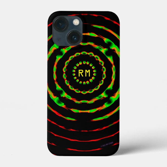 Black Hole Sun Monogrammed iPhone / iPad case (Back)