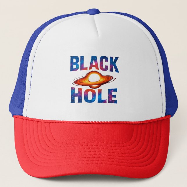 Black Hole Trucker Hat (Front)