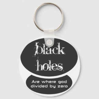 Black holes are the result of dividing by zero key ring