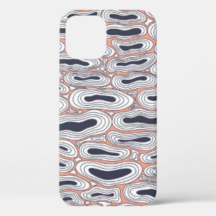 Black Holes: Vintage Chaos Pattern. iPhone 12 Case