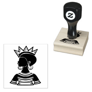 Black Holiday Rubber Stamp