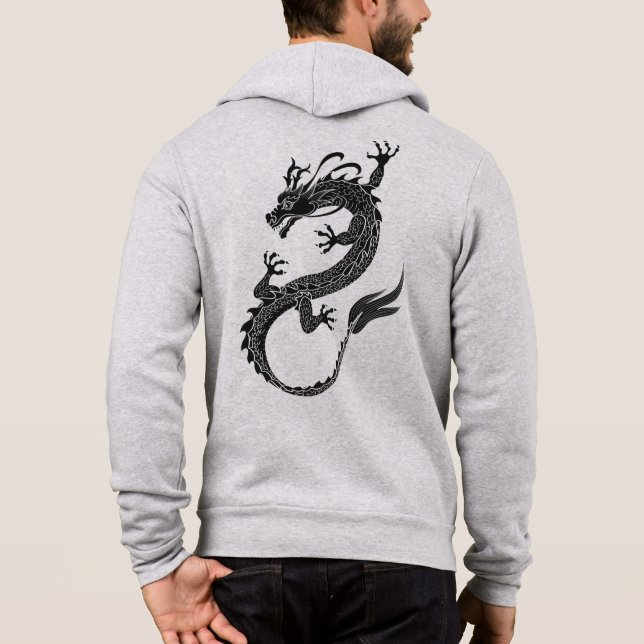 black hoodie (Back)