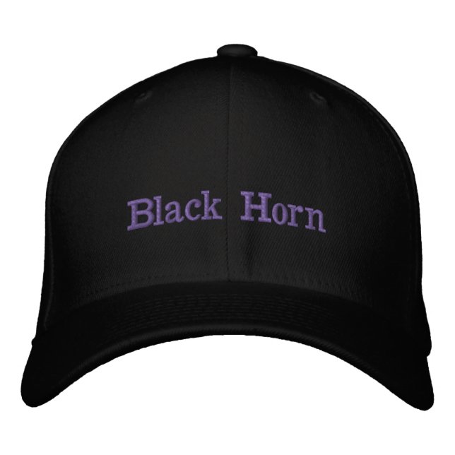 Black Horn – Black Trucker Hat (Front)