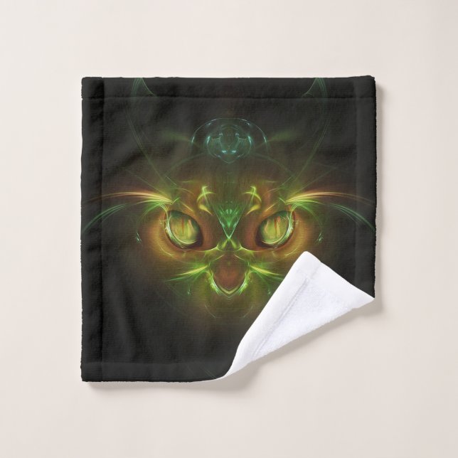 Black & Horror Birt Modern  Wash Cloth (Wash Cloth)